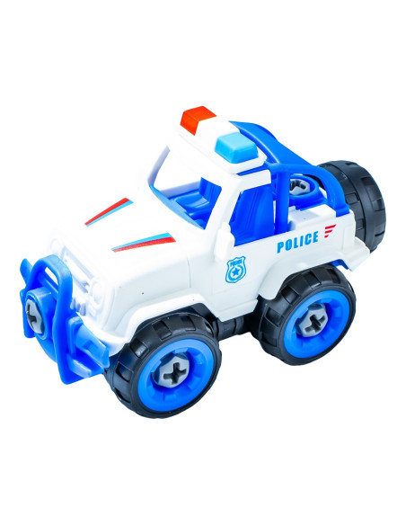 LY058,Vehicule politie, demontabile, 4 buc/set