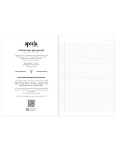SD-CAI366-5,Caiet Aperta, Poppies, A5, 24 file, 90g, Tip 1 - Set 5 2