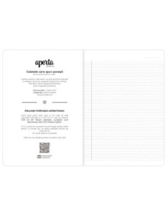 SD-CAI365-5,Caiet Aperta, Cotton soft, A5, 24 file, 90g, Tip 1 - Set 5 2