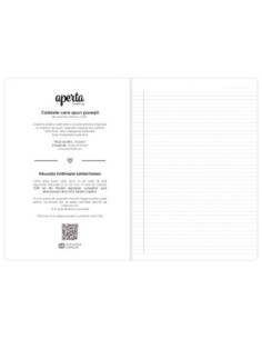 SD-CAI362-5,Caiet Aperta, Poppies, A5, 24 file, 90g, Tip 2 - Set 5 2
