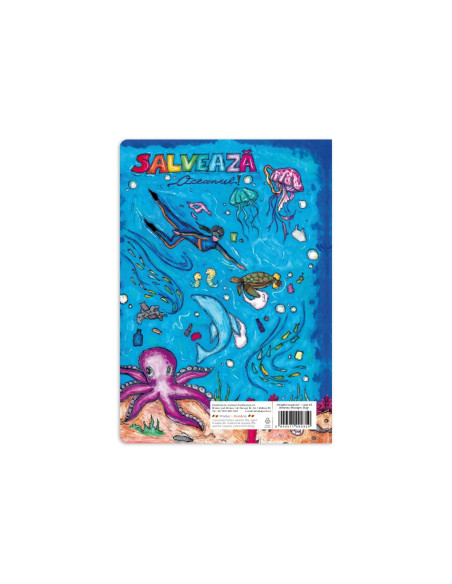 SD-CAI358-5,Caiet Aperta, Strigătul oceanului, A5, 48 file, 80g, Dictando - Set 5