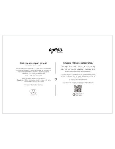 SD-CAI357-5,Bloc desen Aperta, Niște amici simpatici, A4, 120g - Set 5