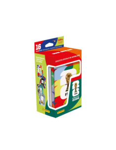 SD-JOC169,Cutia metalică cu 16 plicuri stickere MEGA TIN - Colecția oficială de stickere Panini FIFA World Cup 2026™