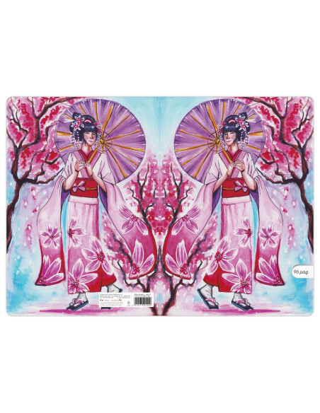 SD-CAI347-5,Caiet Aperta, Sakura blossom, A4, 48 file, 80g, Dictando - Set 5