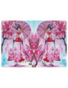 SD-CAI347-5,Caiet Aperta, Sakura blossom, A4, 48 file, 80g, Dictando - Set 5