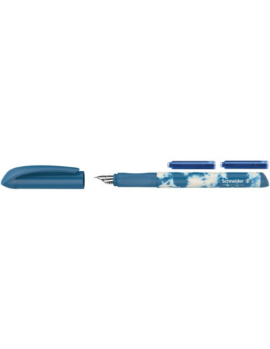 SD-2972_RV/2025/2026ALBASTRU,Stilou Easy + 2 rezerve Schneider/blister 2025/2026ALBASTRU