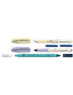 SD-4137_RV/2026/2027VANILIE+MOV,Set stilou + roller Schneider Zippi + pic Corry + 2 rezerve/blister 2026/2027VANILIE+MOV 2