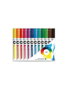 SD-MLW730,Brush Pen Molotow Aqua Color Basic1 12 buc/set