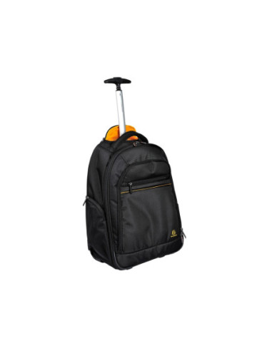 SD-NBK665,Rucsac laptop 15,6" Exactive Exabusiness cu roți și mâner telescopic Exacompta 18634E, negru
