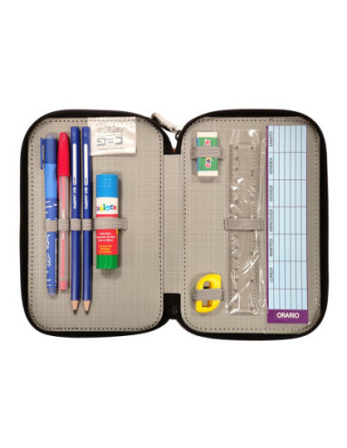 SD-SKE100/NEGRU,Penar echipat Carioca Spray 2 fermoare NEGRU