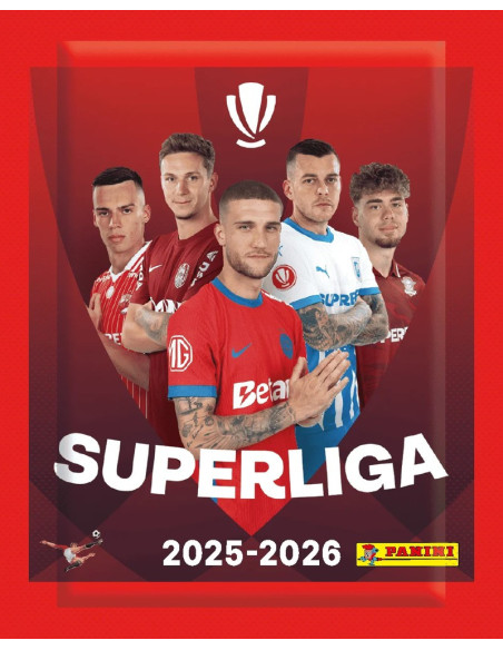 SD-JOC152,SUPERLIGA - set de 50 de plicuri de stickere