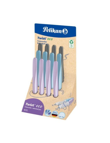 606882,ROLLER TWIST ECO +2 REZERVE CULORI ASORTATE DISPLAY 12BUC