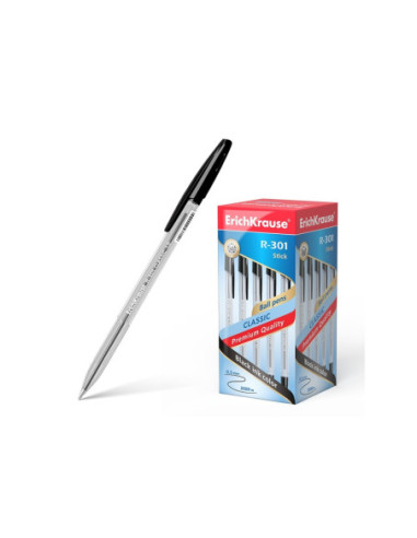 SD-PIX171/NEGRU-50,Pix cu bilă R-301 Classic Stick 1.0 mm EK NEGRU - Set 50