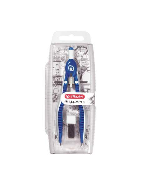 COMPAS MY.PEN ALBASTRU/ALB BLISTER