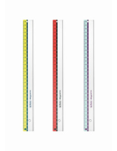 RIGLA PLASTIC 30CM MY.PEN DIVERSE CULORI - Set 9