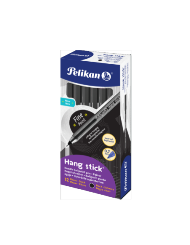 400206997-12,Pix unica folosinta stick hang capac+mina neagra - Set 12