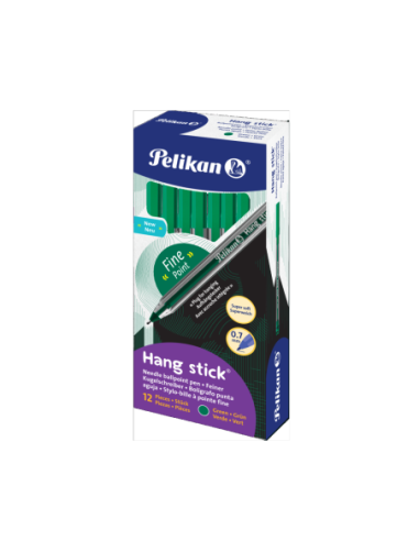 400206999-12,Pix unica folosinta stick hang capac+mina verde - Set 12