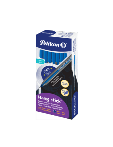 400207044-12,Pix unica folosinta stick hang capac+mina albastra set12 cutie carton