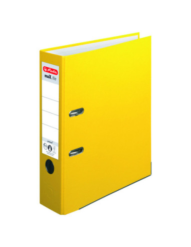 5481304-20,Biblioraft a4 7,5cm pp galben herlitz - Set 20