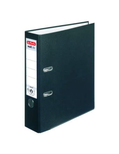 5480801-20,Biblioraft a4 7,5cm pp negru herlitz - Set 20