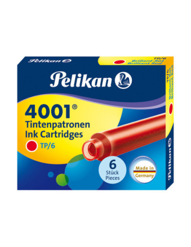 301192,Patroane cerneala 4001 rosu lucios set6 mici