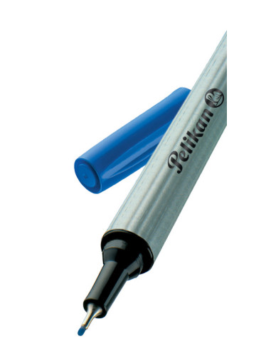 943167-1-10,Fineliner Pelikan 96, albastru - Set 10