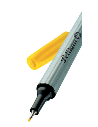 943183-1-10,Fineliner Pelikan 96, galben - Set 10