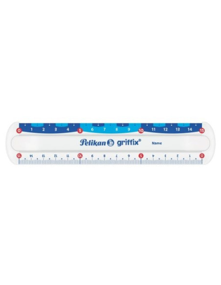 822275,Rigla plastic 15cm griffix transparenta blister