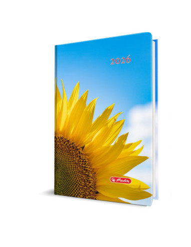 9497820,Agenda datata a5 352pag coperta buretata motiv flower 2026