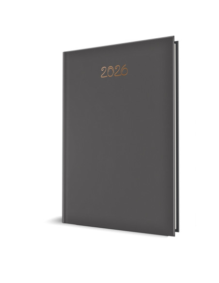 9498130,Agenda datata saptamanala a4 128pag gri 2026