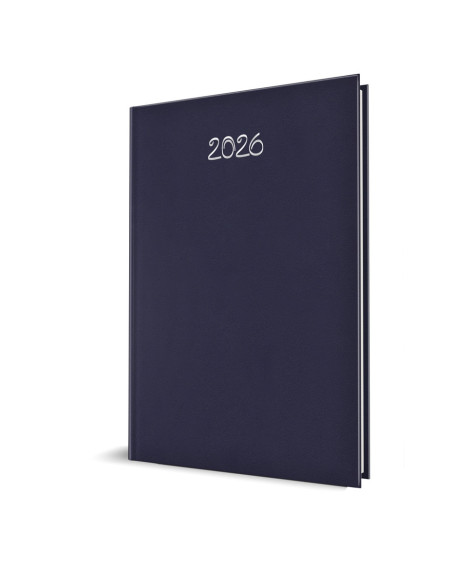 9498150,Agenda datata saptamanala a4 128pag albastru inchis 2026