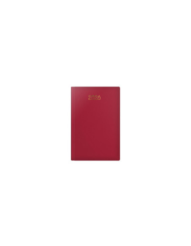 9498160,Agenda datata saptamanala a4 128pag rosu 2026