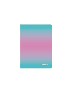 102834-5,Caiet a6 80f 70g/mp patratele roz/menta color edition - Set 5