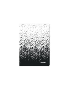 103084-5,Caiet a6 80f 70g/mp patratele alb/negru color edition - Set 5