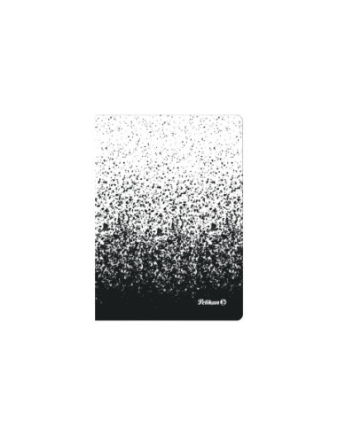 103084-5,Caiet a6 80f 70g/mp patratele alb/negru color edition - Set 5