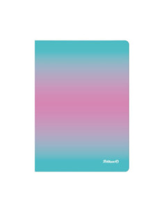 102803-5,Caiet a5 80f 70g/mp patratele roz/menta color edition - Set 5