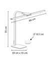 400188448,Lampa unilux led strata base negru