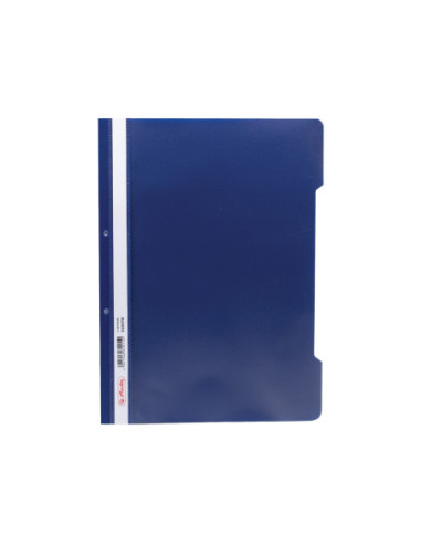 9495970-50,Set 50 x Dosar sina Herlitz, A4, pp perforat, Bleumarin