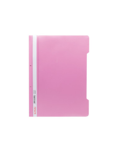 9496010-50,Set 50 x Dosar sina Herlitz, A4, pp perforat, Roz