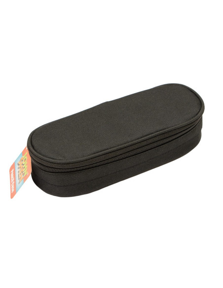 SD-SKE092/NEGRU,Penar neechipat oval 2 buzunare cu fermoar NEGRU