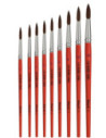 711077-1-12,Pensula 23 lacuita varf rotund m10/buc - Set 12