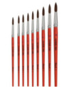 711085-1-12,Pensula 23 lacuita varf rotund m12/buc - Set 12