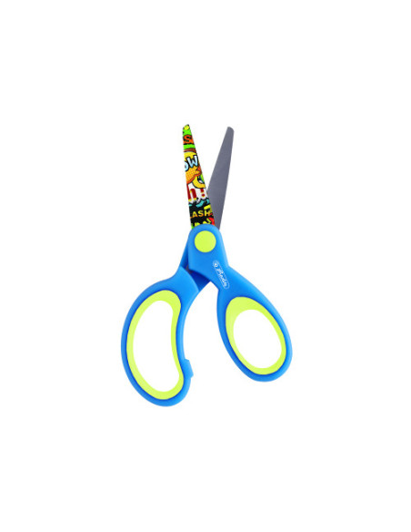 10801710,Foarfeca lama decorata varf rotund 13cm blister