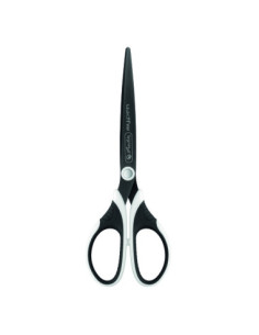 50027194-6,Foarfeca my.pen varf ascutit 18cm stangaci alb/negru blister - Set 6