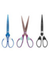 50027224-6,Foarfeca my.pen varf ascutit 18cm negru/alb blister - Set 6
