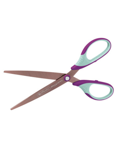 50046744,Foarfeca my.pen varf ascutit 18cm lila/menta blister