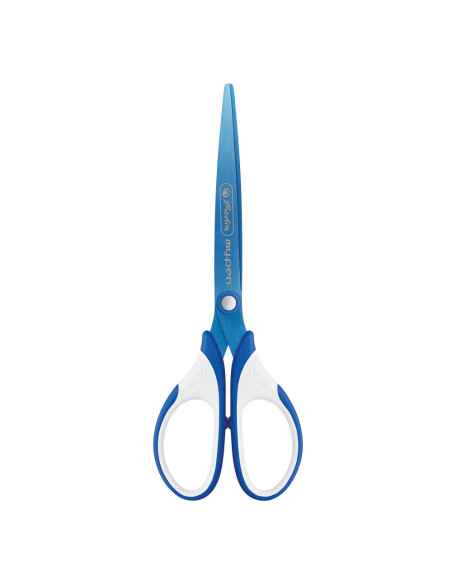 50046751,Foarfeca my.pen varf ascutit 18cm albastru/alb blister