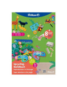 102063,Carte activitati creative stickere a4 32f jungle