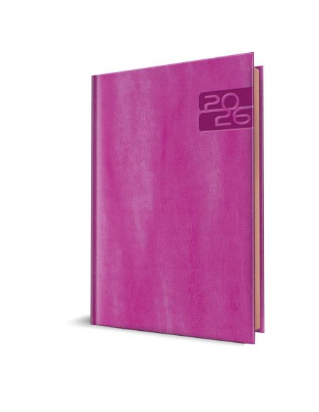 9495500,Agenda datata a5 352pag premium deluxe narni coperta piele sintetica purpuriu folio bronz 2026