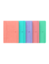 400154940-5,Caiet oxford signature a5 80f scribzee pefc patratele diverse culori pastel - Set 5